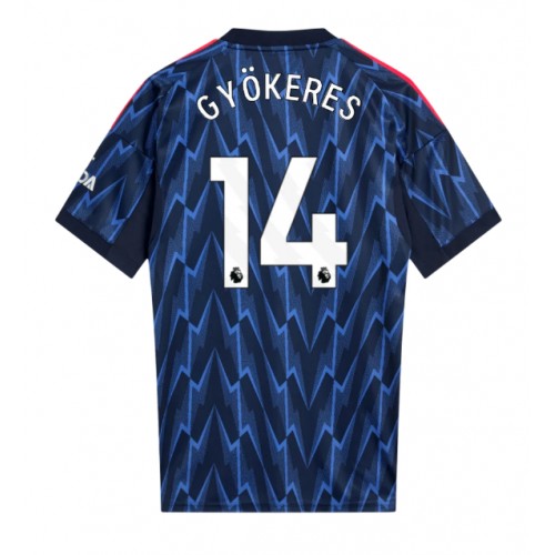 Arsenal Viktor Gyokeres #14 Bortatröja 2025-26 Kortärmad